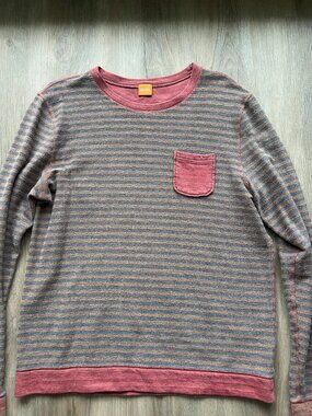 Hugo Boss Striped Pocket Sweatshirt